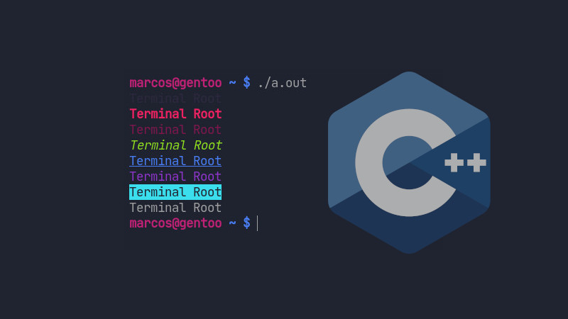 Crie sua própria biblioteca de cores para C++