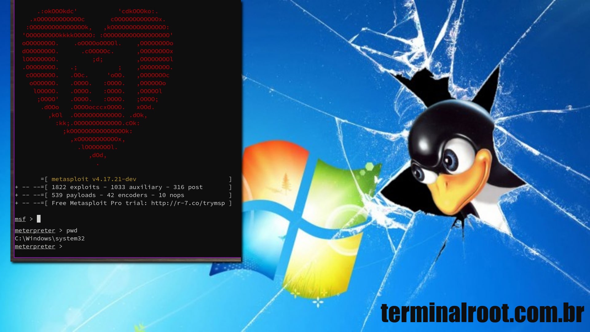 Como Acessar o Windows pelo Linux com Metasploit