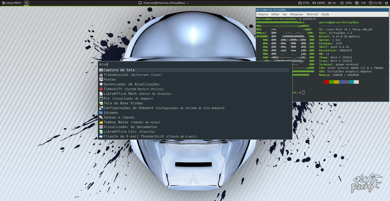 Como Customizar seu Linux Mint com i3 + Polybar + Rofi