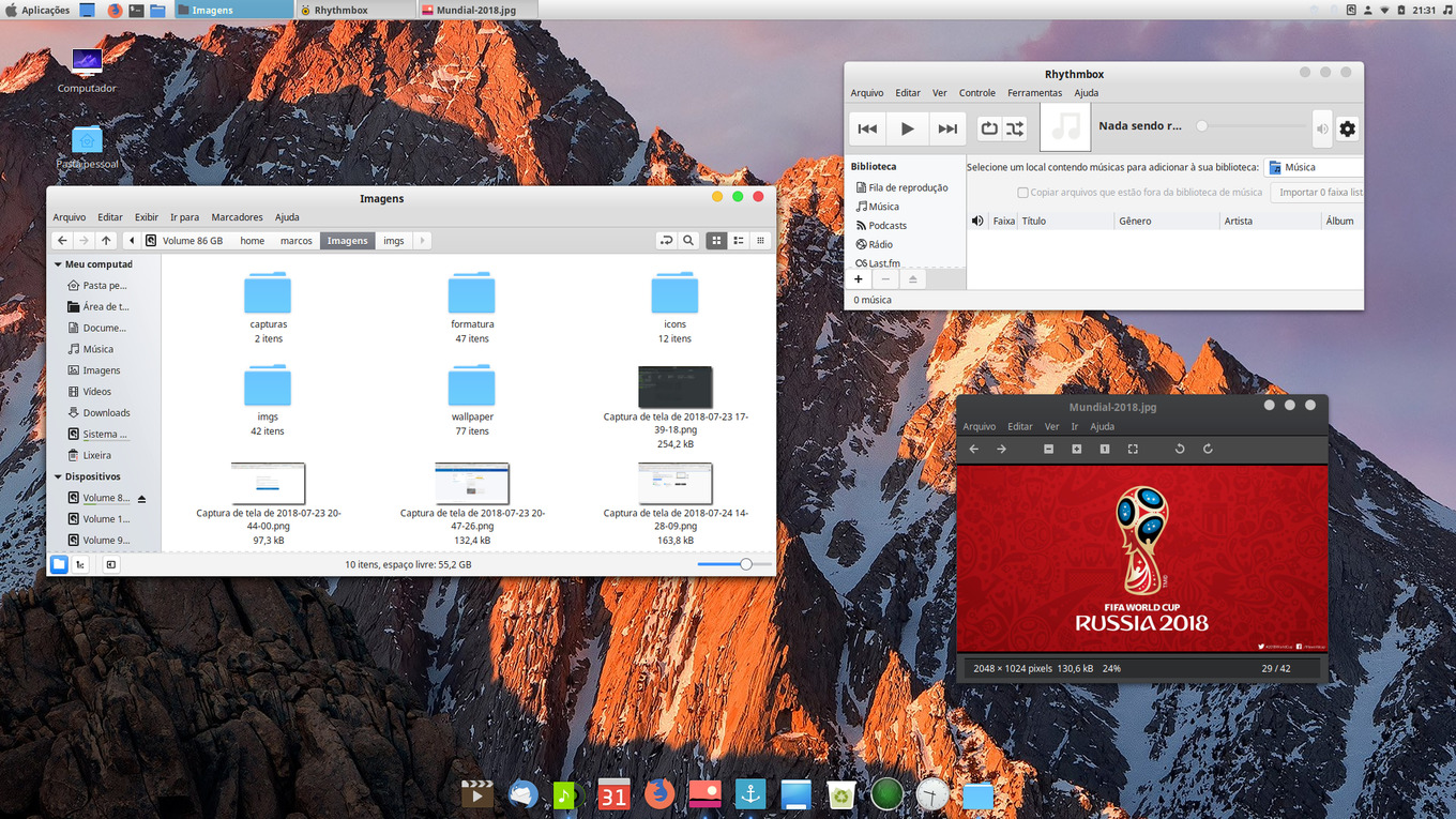 Como Deixar o Linux Mint 19 Com Cara de macOS
