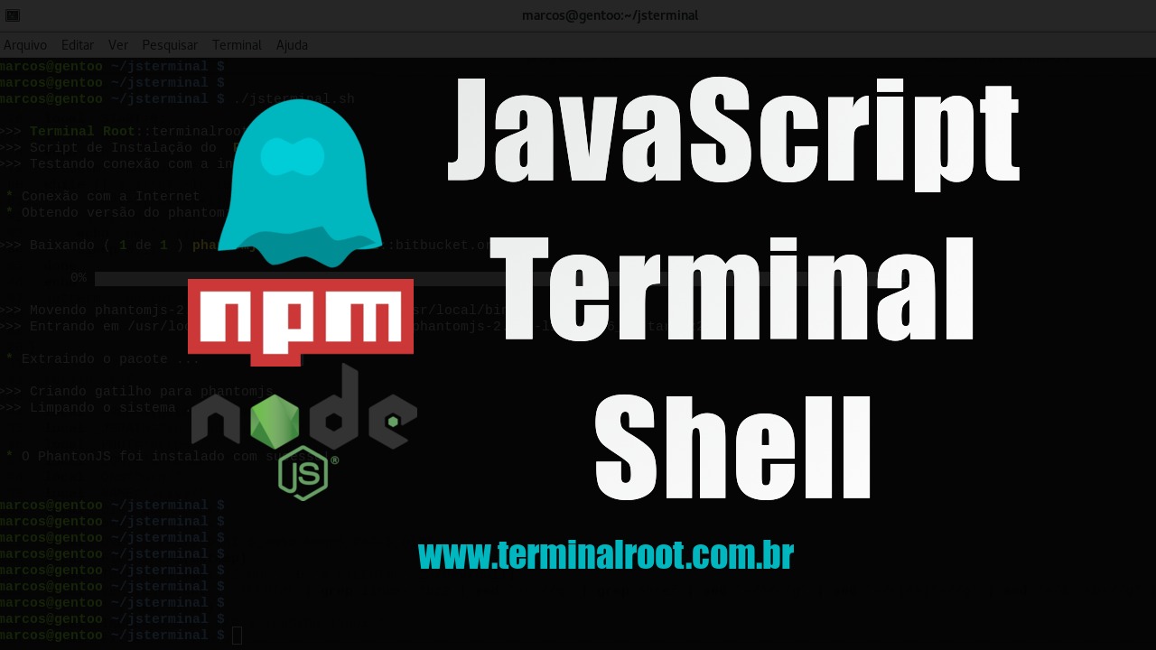 Terminal Linux PhantomJS