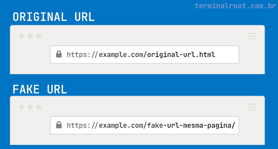 Como Alterar URL com JavaScript