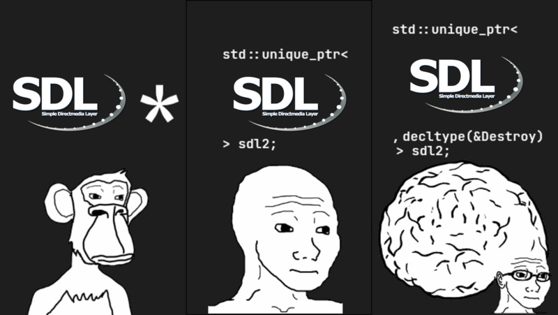 Como usar SDL2 com SMART POINTER