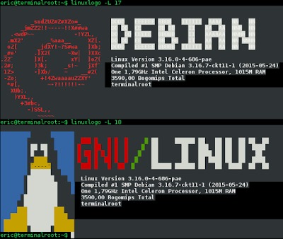 Gere logos no seu terminal com LinuxLogo
