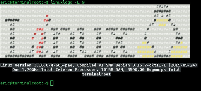 Gere logos no seu terminal com LinuxLogo