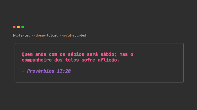 Obtenha Versos da Bíblia com esse App TUI